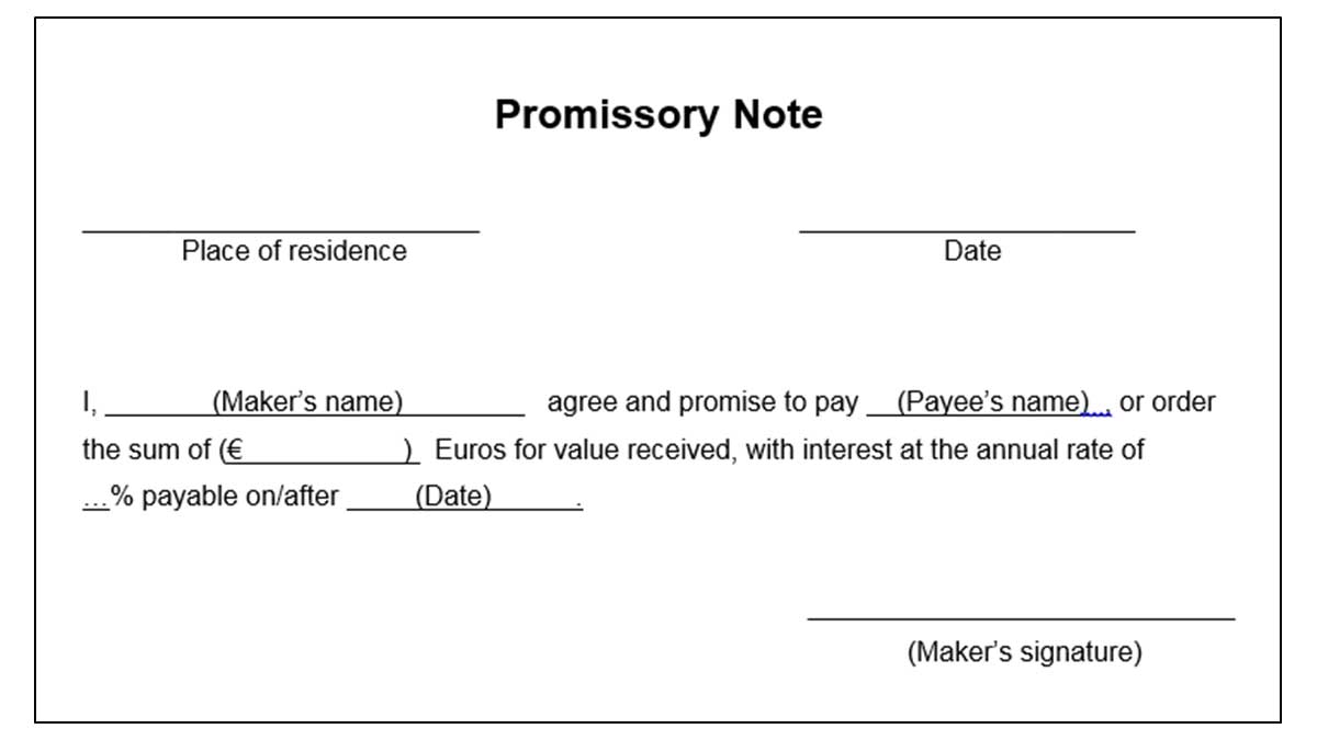 What Is A Promissory Note Definition Use Cases Legal Vrogue co